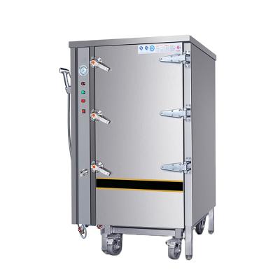 Cina Industrial Production Chefmax Kitchen Equipment Commercial Seafood Rice Cooking Cart Gas Electric Food Steamer Steamer Cart in vendita