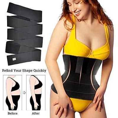 China 65% Nylon Quick Snatch Adjustable Women Belly Waist Support Lumbar Belt, Women Slimming Belly Wrap Belt for sale