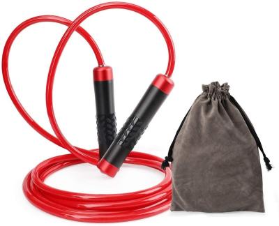 China 3M Adjustable Length Bearing Heavy Weighted Tangle Free Jump Rope Jump Rope PU Jump Ropes For Adult Fitness for sale