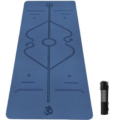 China Modern Hot Sale Two Color Anti-sweat Modern Gym Pilates Classic Yoga Mat for sale