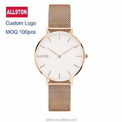 China Dropshipping Water Resistant Wrist Watch Manufacturer 316L Stainless Steel Case Customized Japanese Movement Stainless Steel Fashion for sale