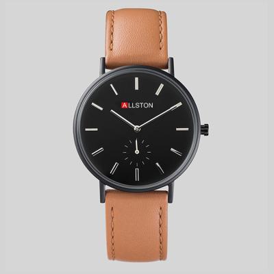 China Custom Dropshipping Water Resistant Your Logo Watch Minimalist Style Quartz Wristwatches For Men Design My Brand Watch for sale