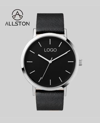 China Water Resistant Brand Your Own Custom Logo Watch Dial Private Label Luxury Watches Men Watch Free Samples Genuine Leather for sale