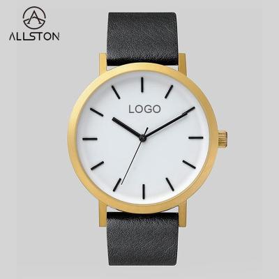 China Dropshipping Famous logo men's leather belt luxury genuine water resistant women fashion high quality Japan pc21 movement quartz watch with for sale