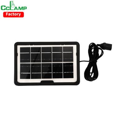 China Solar Kit CCLAMP Lightweight Portable Solar Panel with USB Charger 5V to 6V can support solar power to different USB devices and DC products for sale