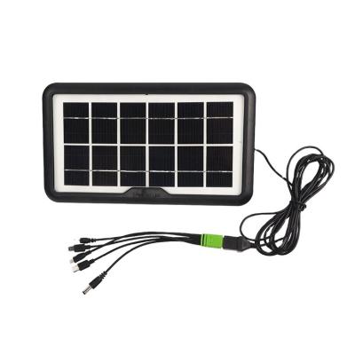 China Micro usb solar charger CCLAMP solar power and panels portable mini easy carry 5 solar panels factory china main prices OEM and ODM wholes sales for sale