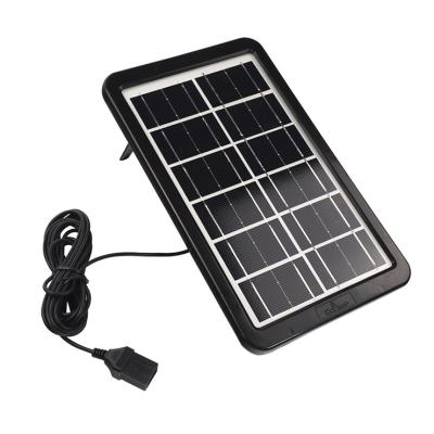 China Micro Solar Water Proof Rainy Weather Charger CCLAMP USB Solar USB Charger with 5 Solar Panel Main Charging 3W 8w 15w Mobile Power Bank Emergency Lights for sale