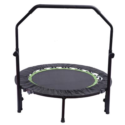 China Without Net Trampoline Kids Protector 4-Folding W Shape Mini Trampoline With Handle Gym Trampoline for sale