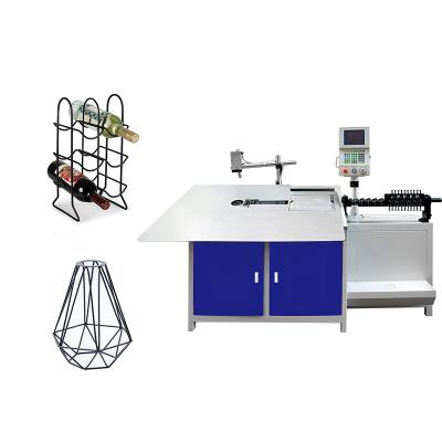 China 2D CNC Wire Servo Iron Stainless Steel Wire Automatic Metal Frame Bending Bending Machine for sale