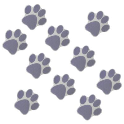 China 10 Pcs Paw Print Shower Cartoon Bathtub Viable Non Slip Stickers Anti Slip Anti Slip Stickers For Bathtub Showers Pools Boats for sale