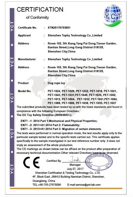 CE - Shenzhen Tophy Technology Co., Limited