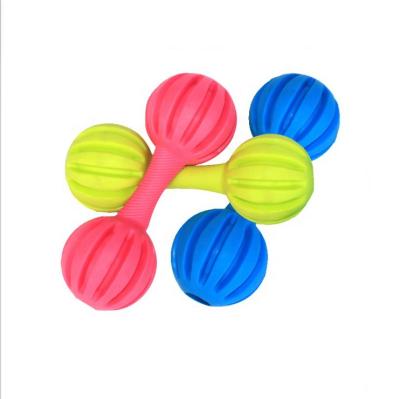 China New Sustainable Pet Toys Hollow Light Squeuky Skeleton Dog Toys Natural Rubber Toys for sale