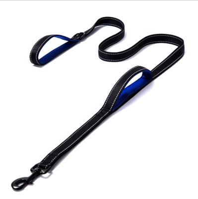 China Best Selling Viable Color Dog Thoughtful Nylon Leash With Black Dog Snap Hook for sale