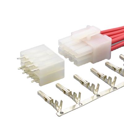 China KR4200 PCB minifit 5557 4.2mm wire to board header slot connectors for sale