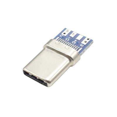 China Male Extending Type C PCB/Cable Konnra U04P003111A PCB Board Shell IDC USB Connectors for sale