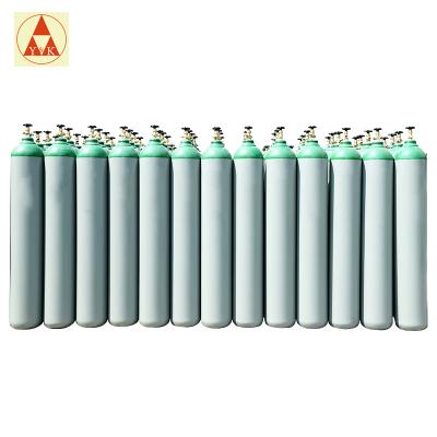 China China Export Oxygen 40 Liter Hospital Gas Tank Empty Oxygen Cylinder Cylinder D Medical Oxygen for sale