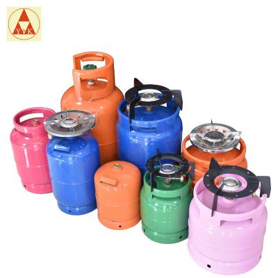 China LPG Gray Large Gas Bottle LPG Gas Tank 15kg Cooking Gas Cylinders For Africa Market for sale