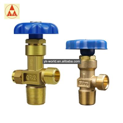 China Brass CO2 Gas Cylinder Valve Oxygen Valves General Stable Performance Excellent Material Safety for sale