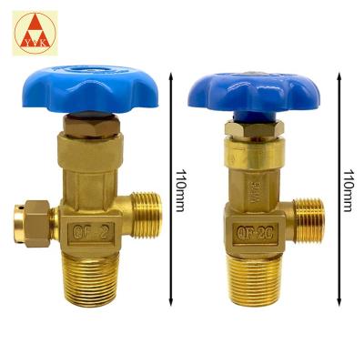 China General Wholesale High Quality Safety Oxygen Nitrogen Gas Cylinder Brass Valves for sale