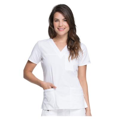 China Factory Fashion Hot Selling Anti-wrinkle Care Rub Ultra-soft Breathable Stretch Twill Fabric V-Neck And Cargo Pants Medical Uniforms for sale