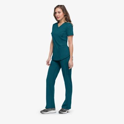 China Sporty Factory Direct Anti-Wrinkle Styling Care Scrub Cargo Pants 4-Way Stretch V-Neck Tops And Work Wear Fit All Day Comfort for sale