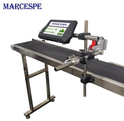 China Beijing Printing Shops Marcespe E--T-M1 On Line Tij Thermal Inkjet Printer With Conveyor Belt for sale