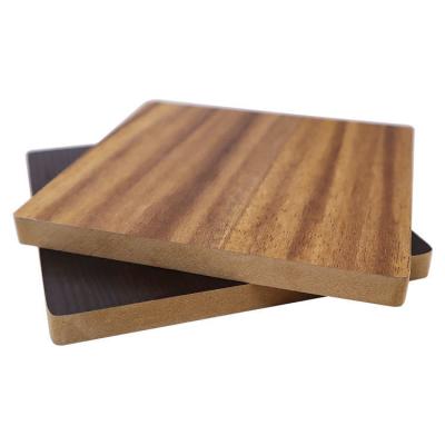 China E0 Standard 18mm 4x8 Melamine Laminated Mdf Board for Furniture and Kitchen Cabinet for sale