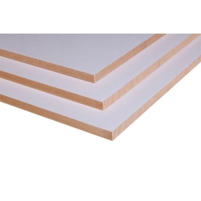 China Customized 18mm 4x8 Mdf With Melamine Film Sheet For Furniture And Kitchen Cabinet for sale