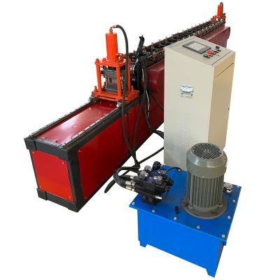 China Hotels File Quick Change Building Material Machinery CZ Purlin Roll Forming Machine 1 4mm Thickness Sale Motor Steel Head Forming for sale