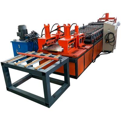 China Hotels File Quick Change Building Material Machinery CZ Purlin Roll Forming Machine 1 4mm Thickness Sale Motor Steel Head Forming for sale