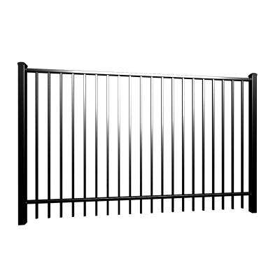 China Easily Assembled High Quality 2438mm Wide Hot Dipped Galvanized Black Steel Used Safety Pool Fence for sale