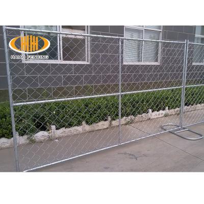 China China Easily Assembled Temporary Fence Panel Construction Used Chain Link Wire Mesh Panels for sale