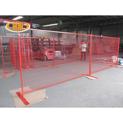 China Easily Assembled Canada Construction Safety Site Portable Fence Panel Temporary Fence for sale