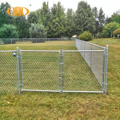 China Easily Assembled 6' And 8' High Temporary 6x12 8x10 Chain Link Panel Fence for sale