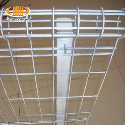 China Factory Price Easily Assembled Antique Welded Wire Mesh Fence Double Loop Double Circle Fence Panels for sale