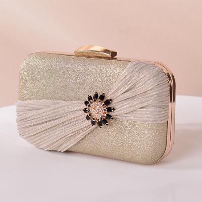 China High Quality Banquet Ladies Diamond Stones Sparkle Evening Dress Bag for sale