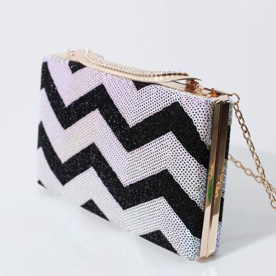 China Double Color Glitter Sequin Glitter Clutch/Evening Clutch Bag Fashion Ladies Shoulder Bag for sale