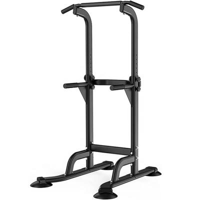 China Universal Hot Sale Home Gym Multi Functional Pull Up Bar Dip Station Exercise Power Tower for sale