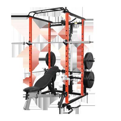 China Universal Gym Equipment Crossover Multi Function Weight Bench Squat Power Cage Rack Strength Training Machine With Lat Pull Down for sale