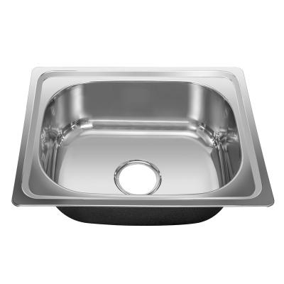 China Modern Apartment Size Single Bowl UPC Undermount Stainless Steel Kitchen Sink for sale