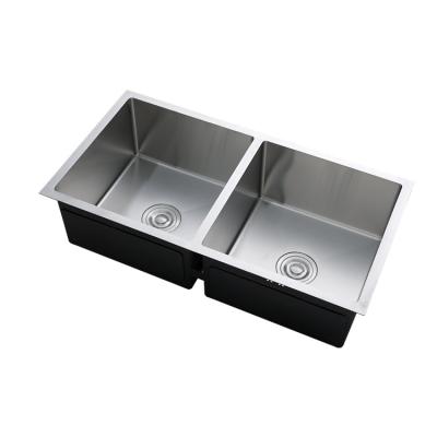 China Modern Hot Selling Modern Double Bowl Stainless Steel Kitchen Sink for sale