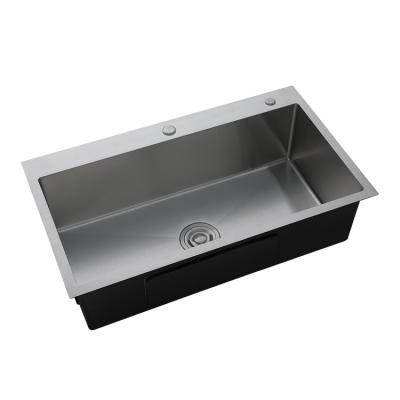 China Modern Commercial Polishes 600*450*230 Stainless Steel Sink Handmade Kitchen Sink for sale