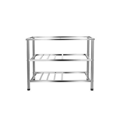 China Multifunctional High Quality Minimalist Kitchen Organizer Stainless Steel Kitchen Dish Sink Rack for sale