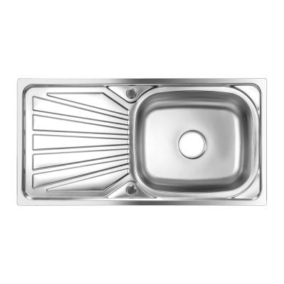 China Top quality modern stainless steel handmade kitchen sink for sale