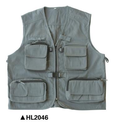 China Multi-Pocket Anti-Shrink Journalist Vest for sale