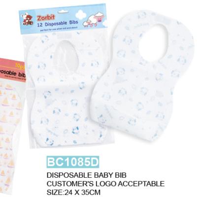 China Baby Eco-Friendly Wholesale Waterproof Disposable Bib for sale