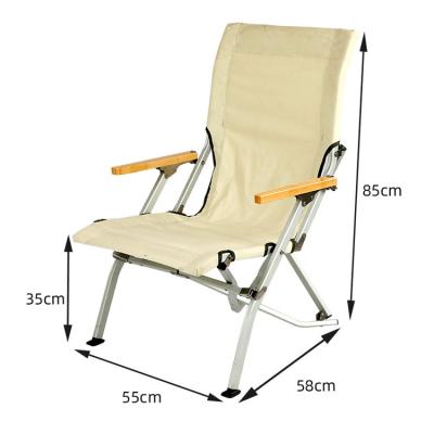 China Portable Outdoor Outdoor Fabric Material Original Weight Deisgn Folding Chair Oxford Modern Ultra Light Camping Open Aluminum Armchair for sale