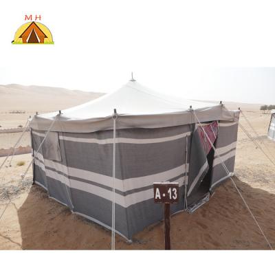 China OEM Hexagonal Waterproof Canvas Diamond Ground Nail Luxury tent safari hotel tents room glamping for desert for sale