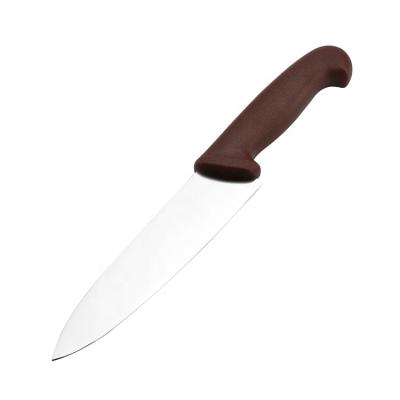 China Disposable High Quality German Steel Professional Kitchen Knife Chef Knife With Plastic Handle for sale