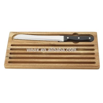 China Disposable Hot Selling Bread Board with Bread Knife Set for sale